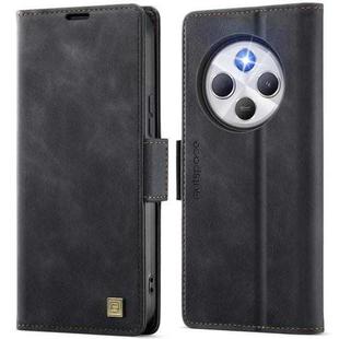 For Redmi 14C 5G AutSpace A11 Side Buckle MagSafe Magnetic RFID Phone Leather Case(Black)