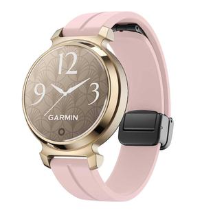 For Garmin Lily 2 14mm Kalebol Magnetic Buckle Silicone Strap(Pink)