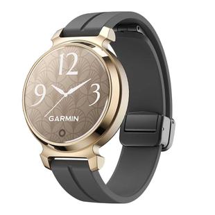 For Garmin Lily 2 14mm Kalebol Magnetic Buckle Silicone Strap(Space Grey)