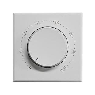 BHT-101GCL Boiler Heating Smart Home Screenless Knob Thermostat with Dual Color LED Indicator(White)