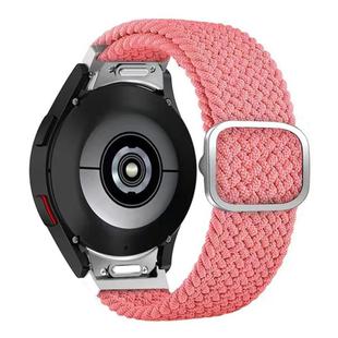 For Samsung Galaxy Watch 7 / 6 / 5 / 4  Kalebol Eight Buckle Nylon Braided Watch Band(Pink)