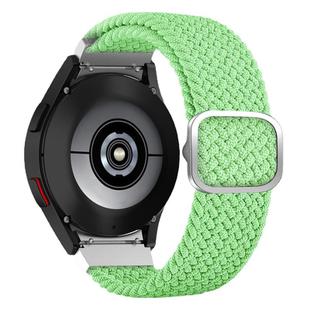 For Samsung Galaxy Watch 7 / 6 / 5 / 4  Kalebol Eight Buckle Nylon Braided Watch Band(Pistachio)