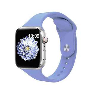 For Apple Watch 46mm / 49mm / 45mm / 44mm Kalebol Reverse Buckle Silicone Watch Band(Lavender)