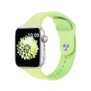 For Apple Watch 42mm / 41mm / 40mm / 38mm Kalebol Reverse Buckle Silicone Watch Band(Green)