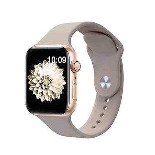 For Apple Watch 42mm / 41mm / 40mm / 38mm Kalebol Reverse Buckle Silicone Watch Band(Dark Grey)