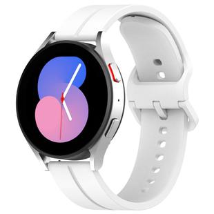Kalebol 20mm Grooved Silicone Strap(White)