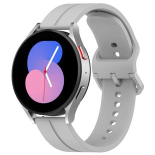 Kalebol 20mm Grooved Silicone Strap(Light Grey)