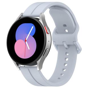 Kalebol 20mm Grooved Silicone Strap(Light Blue)