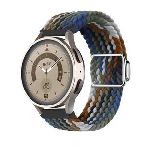 20mm Kalebol Nylon Braided Loop Magnetic Buckle Watch Band(Denim)