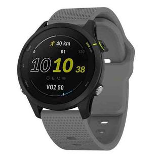 20mm Kalebol Dot Studded Buckle Silicone Watch Band(Grey)