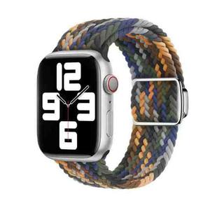 For Apple Watch 46mm / 49mm / 45mm / 44mm Kalebol Nylon Loop Magnetic Buckle Watch Band(Camo Colorful)