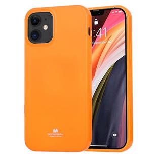 For iPhone 12 mini GOOSPERY JELLY TPU Shockproof and Scratch Protective Case(Orange)