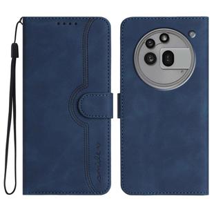 For Nothing Phone 3a Pro Heart Pattern Skin Feel Leather Phone Case(Royal Blue)