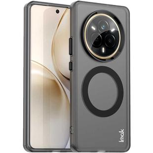 For Realme 14 Pro IMAK Chocolate Series TPU + PET MagSafe Phone Case(Black)