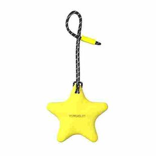 For Airtag YOYOISLES Air Stars Series EVA Keychain Locator Protective Case(Yellow)