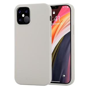 For iPhone 12 / 12 Pro GOOSPERY SOFT FEELING Liquid TPU Shockproof Soft Case(Stone Grey)