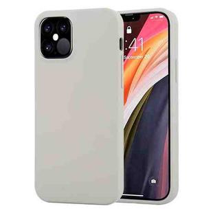 For iPhone 12 Pro Max GOOSPERY SOFT FEELING Liquid TPU Shockproof Soft Case(Stone Grey)