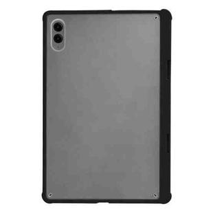 For Samsung Galaxy Tab S9 FE+ X610 Frosted Acrylic PC Tablet Case with Pen Slot(Black)