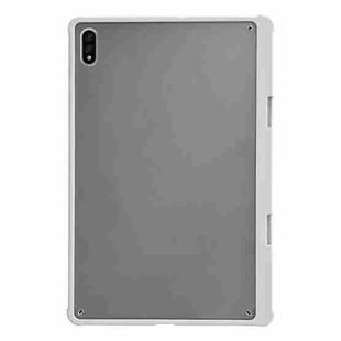 For Samsung Galaxy Tab S7+ T970 Frosted Acrylic PC Tablet Case with Pen Slot(White)