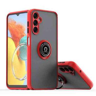 For Samsung Galaxy M14 5G / F14 5G Q Shadow 1 Series TPU + PC Phone Case with Ring(Red)