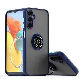 For Samsung Galaxy M14 5G / F14 5G Q Shadow 1 Series TPU + PC Phone Case with Ring(Royal Blue)