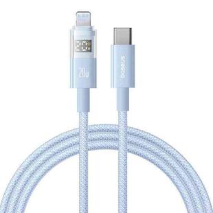 Baseus Display 20W Type-C to 8 Pin Fast Charging Cable, Length:1m(Blue)