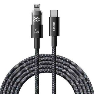 Baseus Display 20W Type-C to 8 Pin Fast Charging Cable, Length:2m(Black)