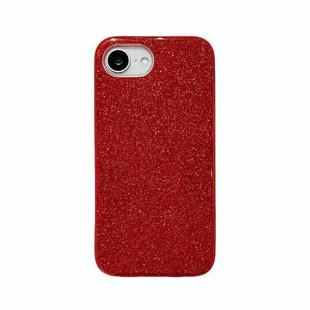 For iPhone 16e Glitter TPU Phone Case(Red)