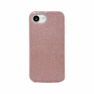 For iPhone 16e Glitter TPU Phone Case(Pink)