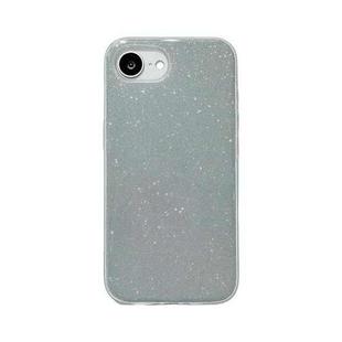 For iPhone 16e Glitter TPU Phone Case(Silver)