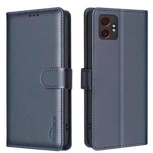 For Samsung Galaxy XCover 7 Pro Litchi Texture RFID Anti-theft Leather Phone Case(Blue)