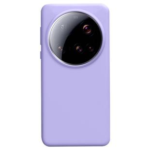 For Xiaomi 15 Ultra Liquid Silicone Skin-friendly Shockproof Phone Case(Purple)