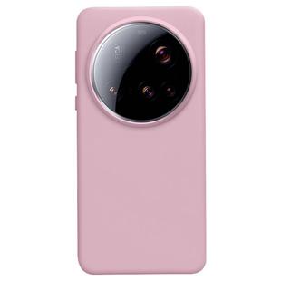For Xiaomi 15 Ultra Liquid Silicone Skin-friendly Shockproof Phone Case(Pink)