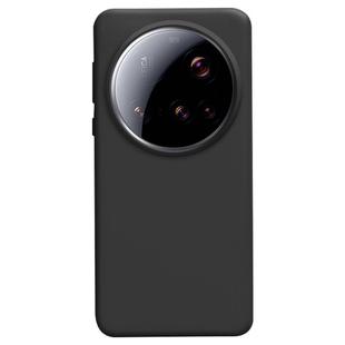For Xiaomi 15 Ultra Liquid Silicone Skin-friendly Shockproof Phone Case(Black)