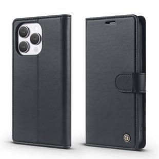 For iPhone 13 Pro Max Forwenw F6 Series RFID Leather Phone Case(Black)