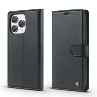 For iPhone 12 Pro Max Forwenw F6 Series RFID Leather Phone Case(Black)