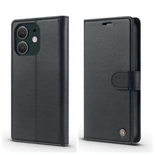 For iPhone 12 mini Forwenw F6 Series RFID Leather Phone Case(Black)