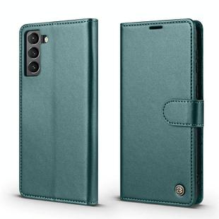 For Samsung Galaxy S21 5G Forwenw F6 Series RFID Leather Phone Case(Green)