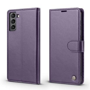 For Samsung Galaxy S21+ 5G Forwenw F6 Series RFID Leather Phone Case(Purple)