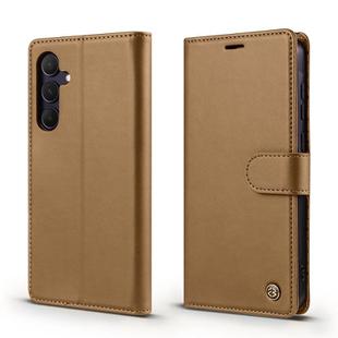 For Samsung Galaxy S24+ 5G Forwenw F6 Series RFID Leather Phone Case(Brown)
