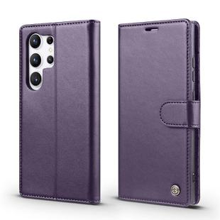 For Samsung Galaxy S25 Ultra 5G Forwenw F6 Series RFID Leather Phone Case(Purple)