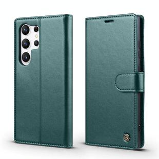 For Samsung Galaxy S25 Ultra 5G Forwenw F6 Series RFID Leather Phone Case(Green)