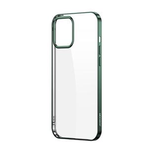 For iPhone 12 / 12 Pro JOYROOM New Beautiful Series Shockproof TPU Plating Protective Case(Green)