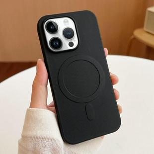 For iPhone 13 Pro Max Stripe MagSafe TPU Phone Case(Black)