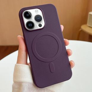 For iPhone 13 Pro Max Stripe MagSafe TPU Phone Case(Dark Purple)
