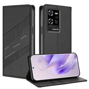 For Oukitel WP50 5G Embossed Multi-functional Wallet Retro Leather Phone Case(Black)