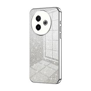 For vivo Y300i Gradient Glitter Powder Electroplated Phone Case(Silver)