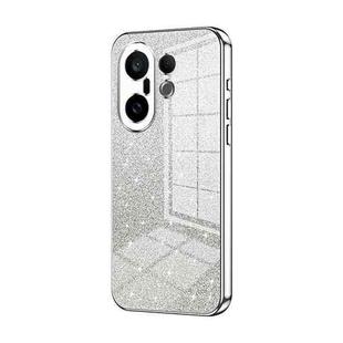 For vivo S30 Pro mini Gradient Glitter Powder Electroplated Phone Case(Silver)