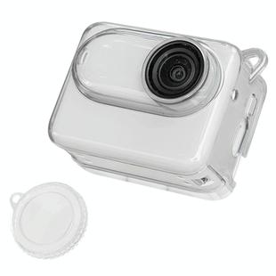 For Insta360 GO 3 / 3S Body Soft TPU Protective Case with Lens Cover(Transparent)