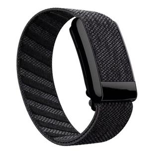 For WHOOP 4.0 Elastic Nylon Watch Band(Black Grey)